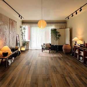 Mosaico DE ARTE cuadrado de nogal negro, suelo de madera compuesta, suelo de madera maciza para sala de estar, dormitorio, calefacción por suelo radiante - Product Image 4