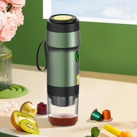Machine à expresso portable alimentée par batterie USB 12V Mini cafetière à capsules automatique