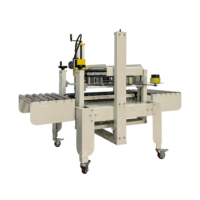 Scellant automatique de boîte de mousse 1-13 Machine de cachetage de bande de carton Presse croisée pour les fruits de mer aquatiques