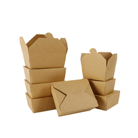 Restaurant personnalisé à emporter coréen poulet frit sac en papier boîtes d'emballage de fast-food français