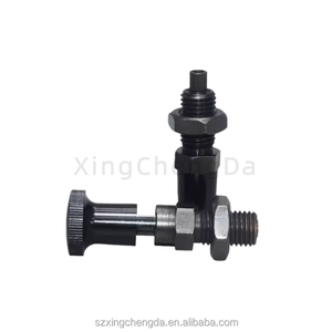 M10 M12 <b>M16</b> stainless steel and carbon steel telescopic spring handle knob manual positioner, with threaded head, return-type - Product Image 2