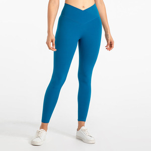 Pantalones de Yoga para chicas adolescentes, ropa de Yoga de sensación <span class=keywords><strong>desnuda</strong></span> con realce de trasero - Product Image 4