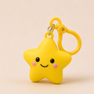 Personalized 3D Character Plastic Keychain Eco-Friendly Cute Plastic Toy Anime PVC <b>Keyring</b> Vietnam for Promotional Business Gift - Product Image 2