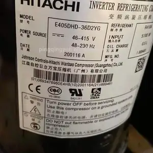 インバーターエアコンコンプレッサーHita-chi E405DHD-36D2YGチラー用