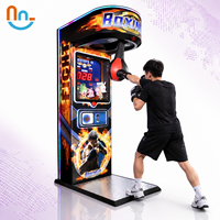 Joy2fun Machine de boxe d'arcade à monnayeur pour adultes, en métal, jeu de récompense par échange de points, avec fonction de jeu de hasard et de cadeaux