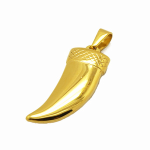 2023 pendentif crabe de haute qualité bricolage plaqué or 18 carats en acier inoxydable plage mer Style usine en gros - Product Image 3