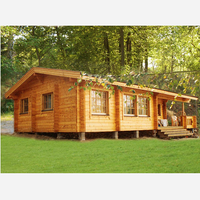 Villa européenne moderne, deux étages, maisons en bois, cabane en bois