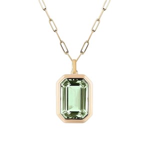 Pendentif en zircon en forme <span class=keywords><strong>de</strong></span> cœur, style Instagram, très apprécié, en acier inoxydable, avec chaîne en bambou, pour femme, sportif, transfrontalier - Product Image 5