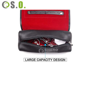 Bolsa de Joyería Enrollable de PU de Alta Gama Shero Luxury Premium, Color y Tamaño Personalizables para Viaje, Almacenamiento Portátil de Alta Gama - Product Image 6