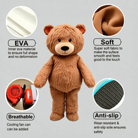 Mascotte gonflable personnalisée en mousse EVA, costume de personnage pour la danse et la marche, accessoires promotionnels pour soirées en club