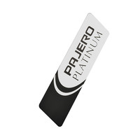Autocollants en aluminium pour flacons en verre cosmétiques OEM Plaque signalétique avec code QR
