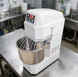 Mélangeur à spirale électrique industriel commercial pour boulangerie, pizza et pain, en acier inoxydable, 10L, 50L, 5kg, 10kg, 25kg, 50kg - Product Image 1