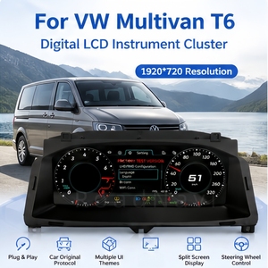 Compteur de vitesse numérique LCD RoadNavi pour VW <span class=keywords><strong>Multivan</strong></span> <span class=keywords><strong>T6</strong></span>, instrument de tableau de bord pour mise à niveau automobile - Product Image 2