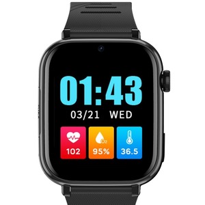 Montre connectée pour personnes âgées avec contrôle du rythme cardiaque et fonction d'appel pour adultes - Product Image 1