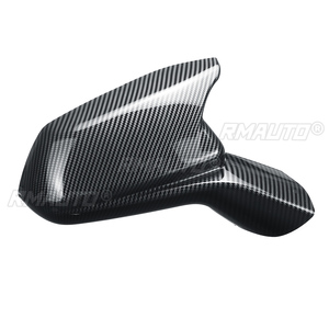 1 par de cubiertas de espejo retrovisor lateral estilo cuerno en negro brillante para Chevy Camaro SS RS ZL1 LT 2016-2021 - Product Image 4