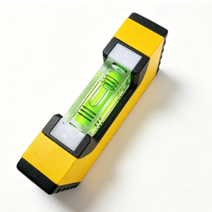 Niveau à bulle magnétique en alliage d'aluminium jaune, mini, multi-spécifications, règle de mesure d'angle compacte, vente en gros d'usine - Product Image 1