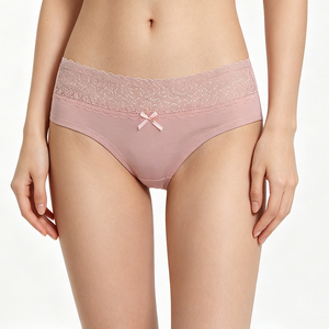 Nuova Collezione Intimo Femminile Taglie EU, Perizoma <span class=keywords><strong>Sexy</strong></span> <span class=keywords><strong>in</strong></span> Cotone Morbido con Elegante Fascia <span class=keywords><strong>in</strong></span> Pizzo - Product Image 3