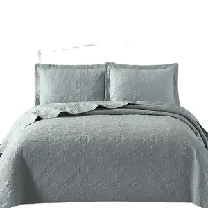 초음파 침대보 커버 통기성 퀼트 침대 커버 경량 이불 세트 침구 럭셔리