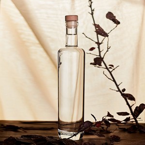 Botella de Vidrio Riva de 500 ml, 750 ml, 200 ml, 375 ml para Brandy, Vodka, Licor, Whisky, con Corcho Sintético, Forma Redonda y Alta - Product Image 6