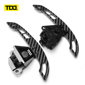 Palettes de changement de vitesse magnétiques brillantes en fibre de carbone TDD pour volant sport Toyota 86 Lexus IS NX RC 200 250 300 350 BRZ - Product Image 5