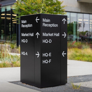 Letrero Direccional Personalizado para Estacionamiento, Centro Comercial, Edificio de Oficinas, Señalización de Orientación - Product Image 6