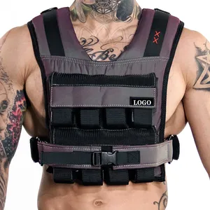 Gilet lesté d'entraînement tactique <span class=keywords><strong>RS</strong></span> Fitness, gilet lesté réglable adapté à tous les types de sports de musculation - Product Image 2