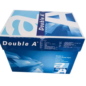Papel de cópia multiuso A4 80GSM polpa de escritório Double_A Papel de cópia A4 branco 80 gsm (210mm x 297mm)
