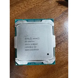 Xeon E5-2697V4 orijinal işlemci Xeon E5 2697V4 2.30 GHZ 18 çekirdek 45MB E5-2697V4 LGA2011-3 TPD 145W CPU