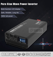 Convertisseur d'énergie à onde sinusoïdale pure 2 kW DC 12V 24V 48V vers AC 220V