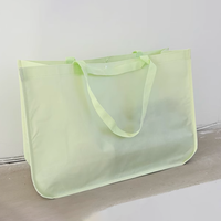 Nouveau style de sacs à provisions tissés fourre-tout personnalisés emballage en PP non tissé laminé réutilisable avec impression de logo