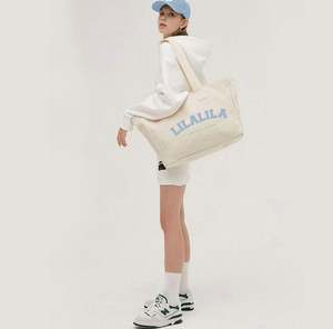 Bolsa de Compras de Lona de Algodón Calico Extra Grande, Bolsa de Mano de Algodón con Logotipo Personalizado Impreso - Product Image 3