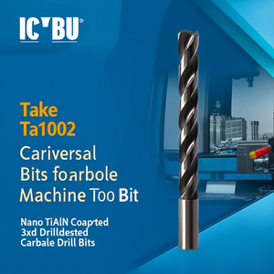 Foret universel en carbure Ttake Ta1002, revêtement Nano TiAlN, forets en carbure 3Xd - Product Image 3