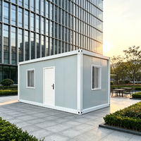 Module préfabriqué modulaire en conteneur, cabine détachable, unité de stockage temporaire à faible coût pour dortoir de personnel