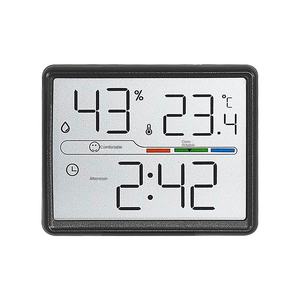Orologio Elettronico Magnetico Moderno e Semplice per Frigorifero con Sveglia, Calendario, Misurazione dell'Umidità, Display LCD Modello 802 - Product Image 5