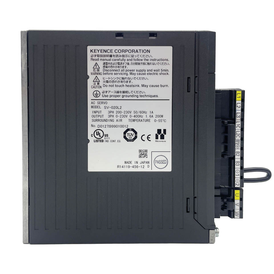 Brand New and Original SV-020L2 AC Servo System Three Phase or Single Phase AC 200~230V Servo Drive and Motor 1Year Warranty