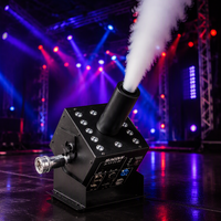 Grande machine à colonne de dioxyde de carbone LED DMX512 à commande électrique, effet de scène métallique 100W