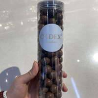 Bonbons solides enrobés de chocolat, saveur pêche blanche, 148g, prix de gros