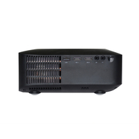 Projecteur de cinéma maison LCD de poche Ruiying Pico certifié FCC CE PSE RoHS avec haut-parleurs intégrés, 1080P HD, compatible 4K, 500 lumens, noir