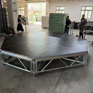 Xách tay hợp kim nhôm mô-đun sân khấu sàn vuông nền tảng giàn có thể điều chỉnh chân cài đặt nhanh chóng 500kg Tải công suất 60cm - Product Image 6
