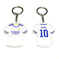 Porte-clés personnalisable en acrylique transparent avec breloque, résistant au feu et aux UV, accessoire unique et personnalisé de la marque YUCHENG