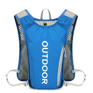 Công Suất Lớn Dây Kéo Không Thấm Nước Siêu Ánh Sáng Chạy Vest Hydrat Hóa Gói Ba Lô Bên Ngoài Khung Polyester Cho Đi Xe Đạp Đi Bộ Đường Dài - Product Image 4