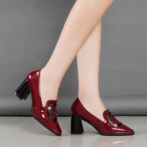 Zapatos de Tacón Alto para Mujer a Precio Económico, de Tacón Ancho y Antideslizantes, Profesionales para Oficina, Zapatos Formales, Sandalias de <span class=keywords><strong>Boda</strong></span> Sexys, Cómodas y a la Moda - Product Image 4