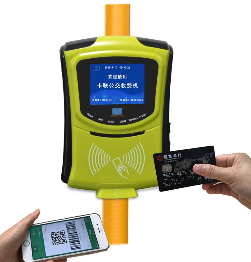 Bus toegangscontrole systeem prepaid kaartlezer bus ticketing apparaat top up card betaling terminal