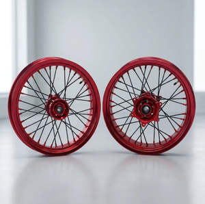 Roues de remplacement <span class=keywords><strong>Supermotard</strong></span> en alliage d'aluminium de 17 pouces pour moto tout-terrain personnalisée Fe250 450 Fs, neuves - Product Image 1