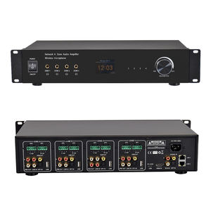 Amplificateur <span class=keywords><strong>audio</strong></span> réseau haute performance 4 zones 50W x 4 canaux avec récepteur multiroom Wi-Fi pour home cinéma - Product Image 6