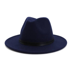 X3058 Unisexe Laine Fedora Chapeaux Adulte Laine <span class=keywords><strong>Feutre</strong></span> Casquettes Classique 100% Laine <span class=keywords><strong>Feutre</strong></span> À Large Bord <span class=keywords><strong>Borsalino</strong></span> <span class=keywords><strong>Chapeau</strong></span> Fedora - Product Image 4