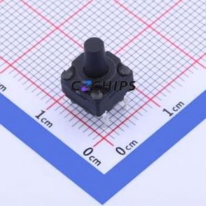 K2-1843DP-O4SW-02 Tactile Switch Through hole Component (THT) Switch 2.5N Through Hole 8mm 8mm - Product Image 1