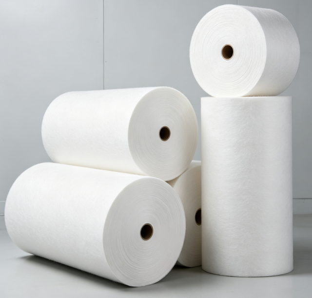 High Quality Fiberglass Filter Media Roll for HEPA Filter Compact Filter Mini Pleat Filter Customized Filter Glass Fiber Media