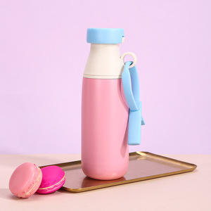 Eco Friendly Double Wall Vacuum Insulated Stainless Steel Water Bottle for Girls <b>with</b> Leakproof <b>Straw</b> Lid Perfect for Sports Tra - Product Image 4