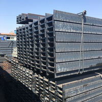 Viga de Acero Estructural Soldada Laminada en Caliente S235 S275 S355 Q235, Perfil de Acero al Carbono Tipo H para Construcción